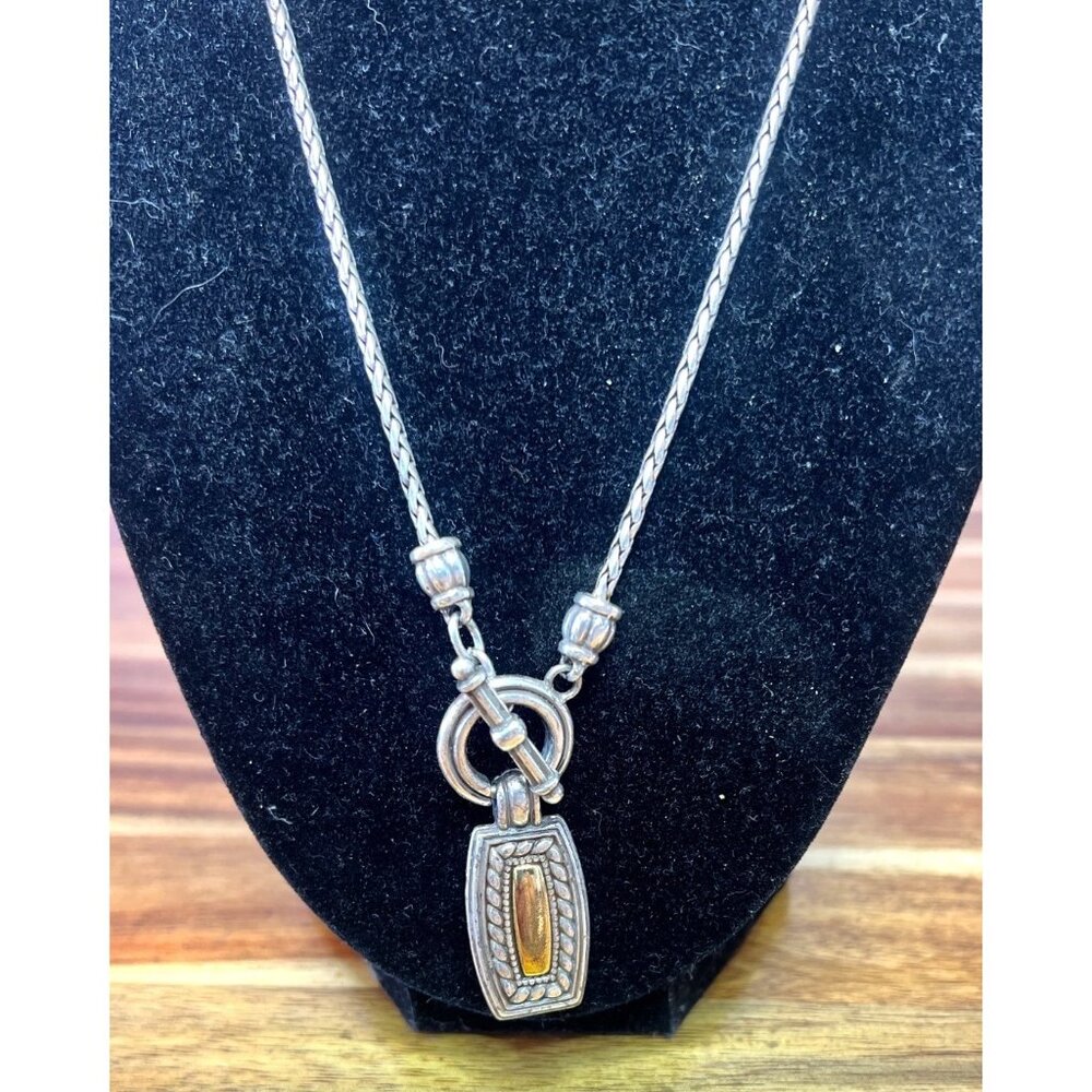Vintage Brighton toggle necklace with pendant - Picture 5 of 6